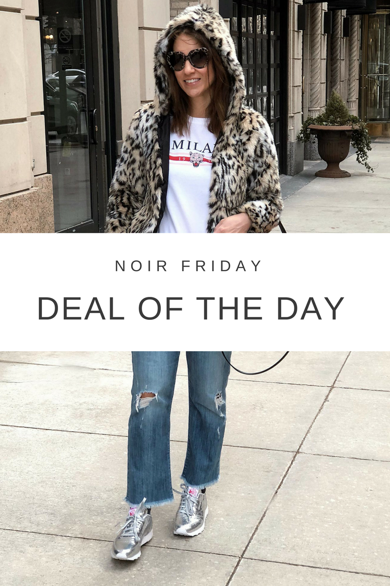 Anna Roufos Sosa of Noir Friday shares the deal of the day.